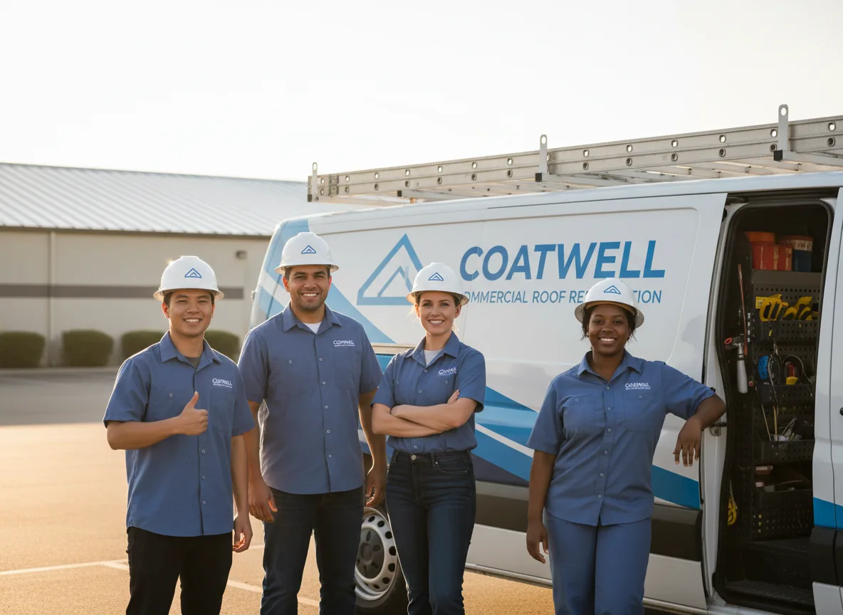 Commercial roof coating company in Hospers, IA